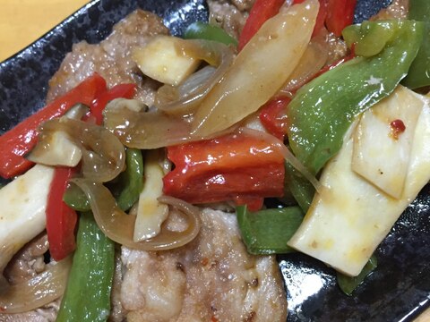 豚ヒレ肉の中華風炒め